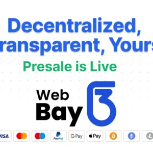 Web3Bay Attracts Whales as Presale Crosses $1.60M—Playing a Major Role in Transforming E-Commerce