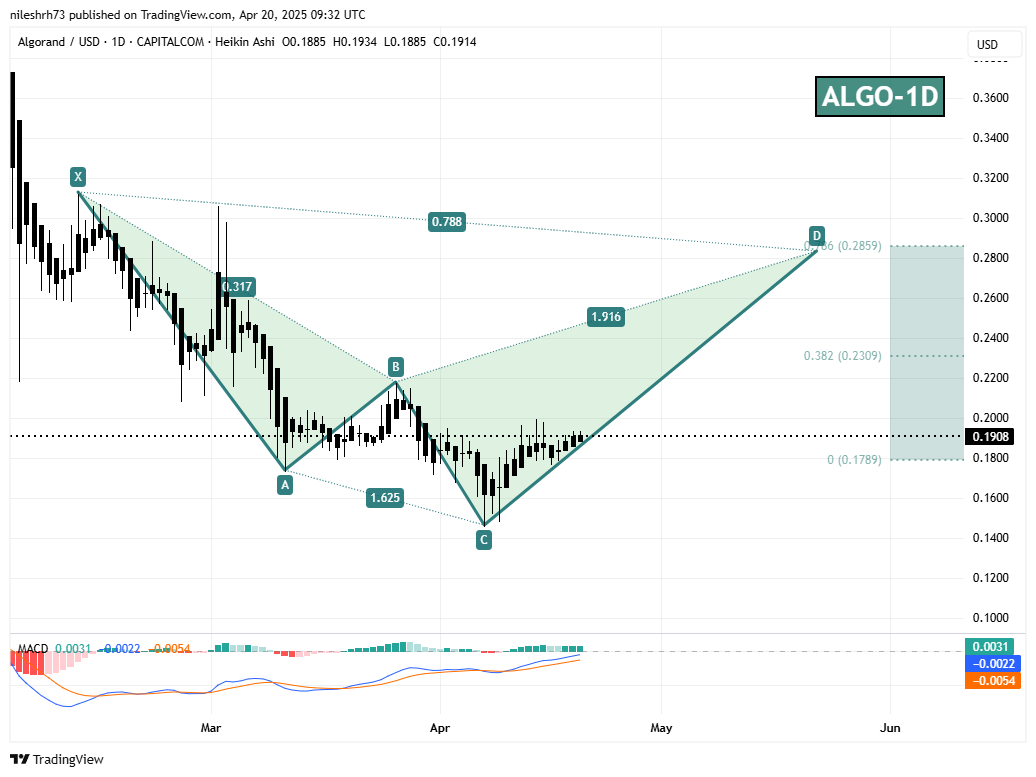 Algorand (ALGO) Daily Chart