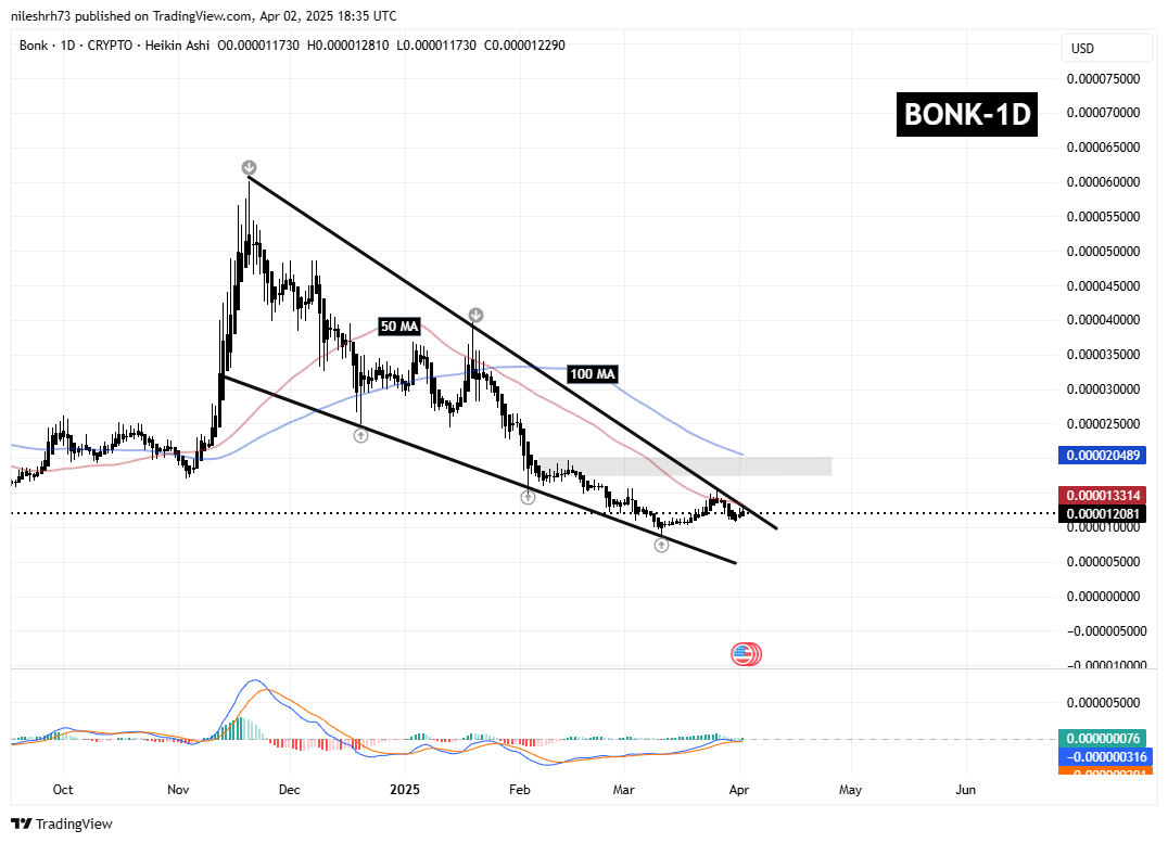 Bonk (BONK) Daily Chart