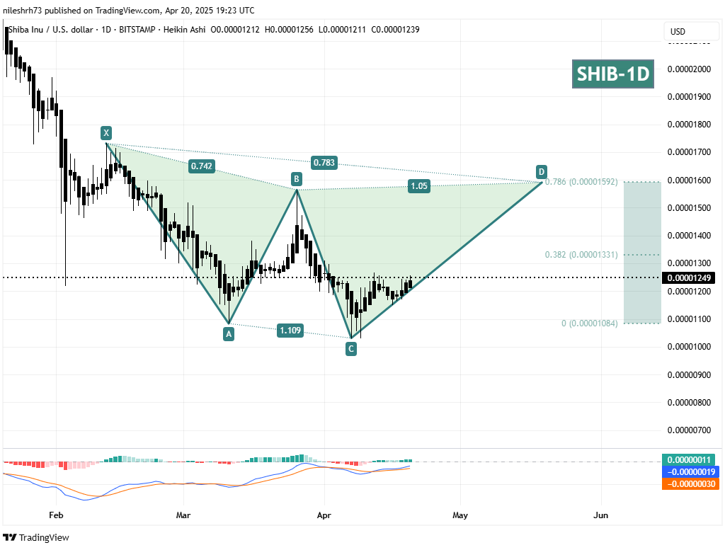 Shiba Inu (SHIB) Daily Chart