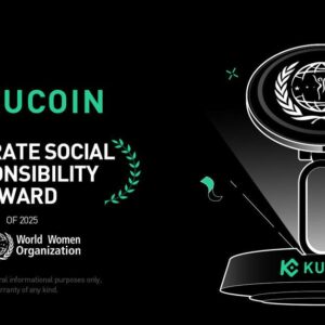 KuCoin Receives the UNWWO “2025 Corporate Social Responsibility Award”