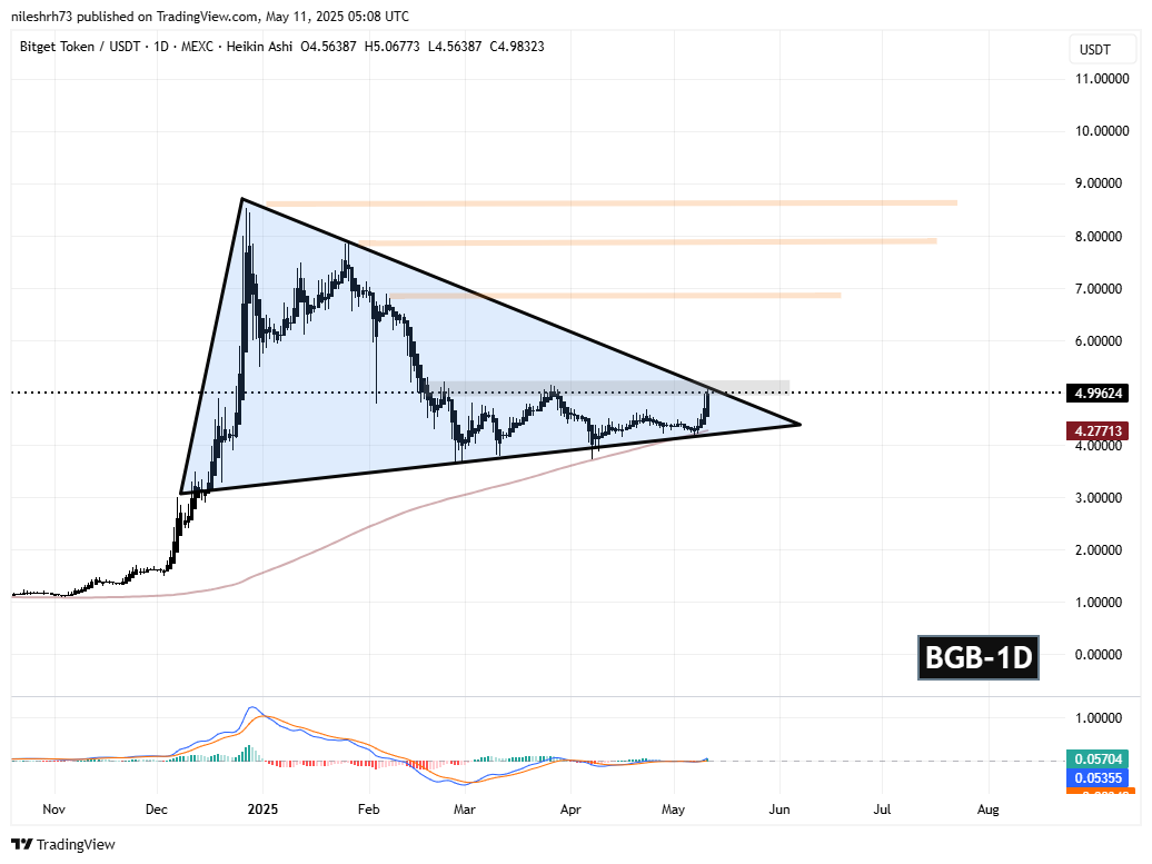 Bitget Token (BGB) Daily Chart