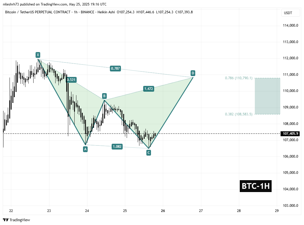 Bitcoin (BTC) 1H Chart