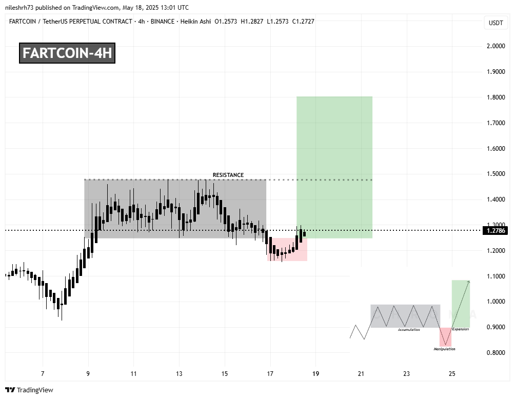 FARTCOIN 4H Chart