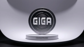 Gigachad (GIGA) Coin 3D Logo