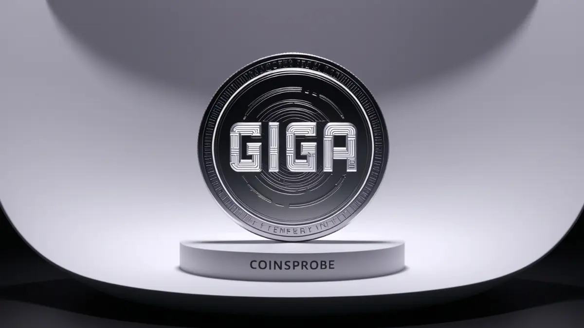 Gigachad (GIGA) Coin 3D Logo