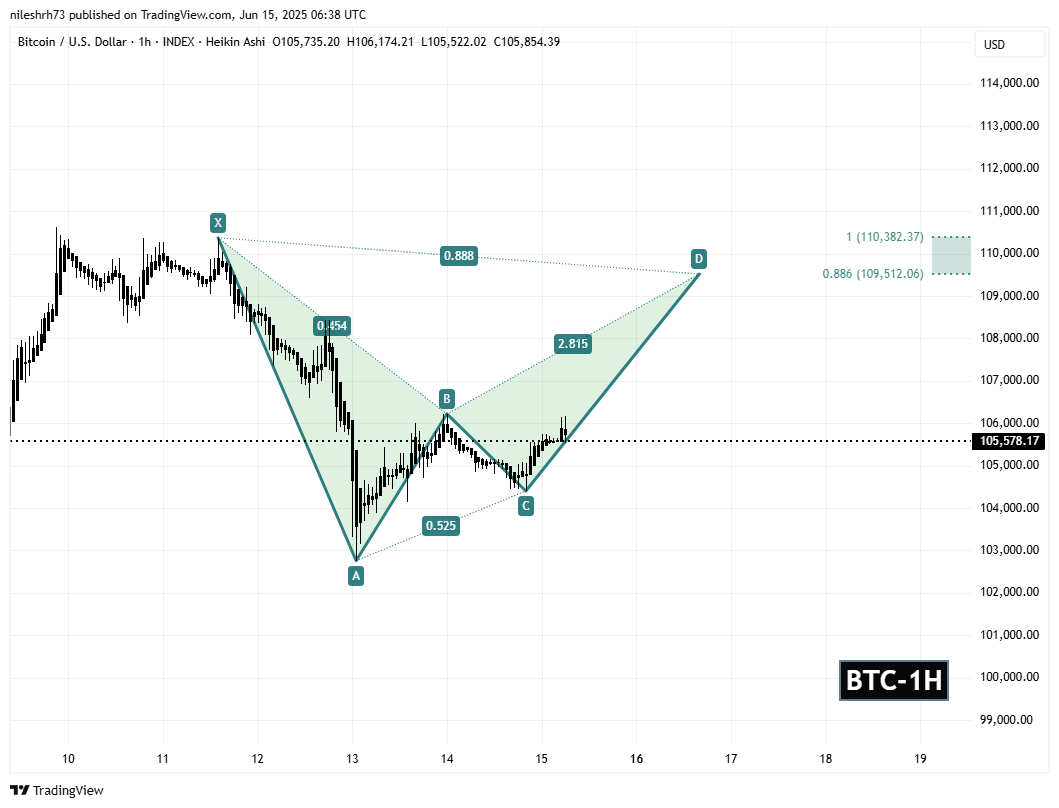 Bitcoin (BTC) 1H Chart