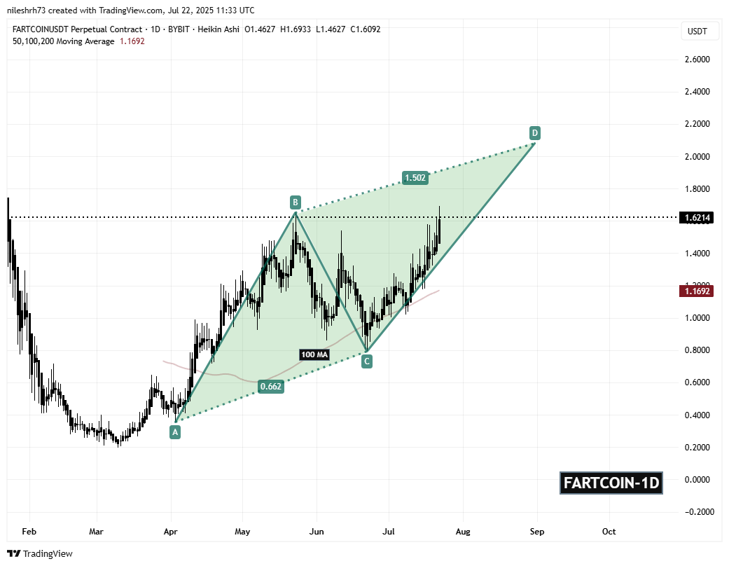 FARTCOIN Daily Chart