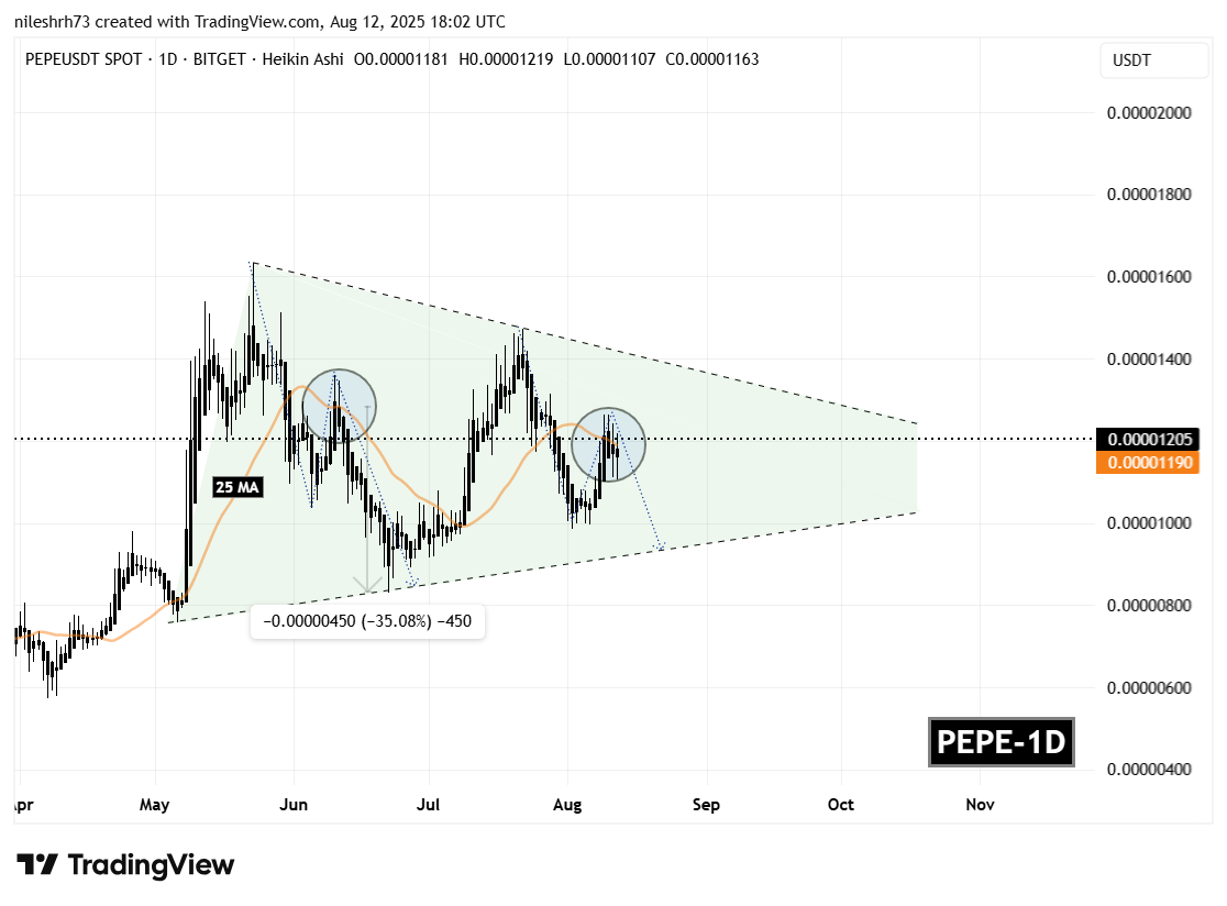 Pepe (PEPE) Daily Chart