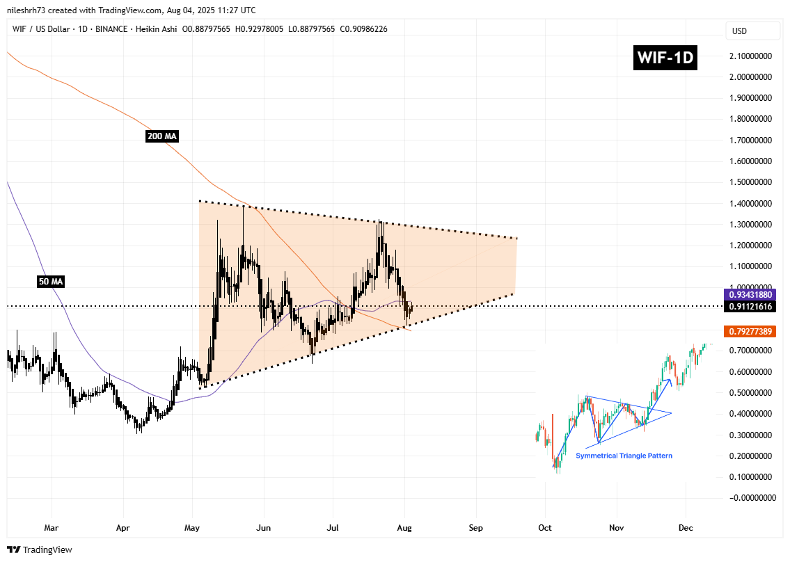 Dogwifhat (WIF) Daily Chart
