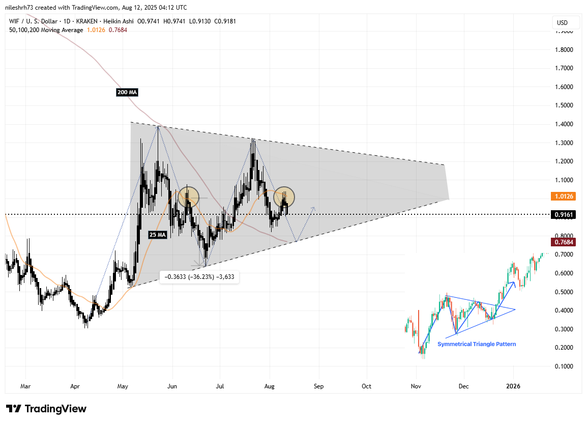 Dogwifhat (WIF) Daily Chart
