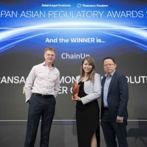 ChainUp Wins Top Crypto Compliance Technology Honor at Thomson Reuters-Presented Awards