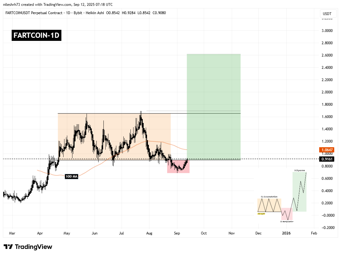FARTCOIN Daily Chart