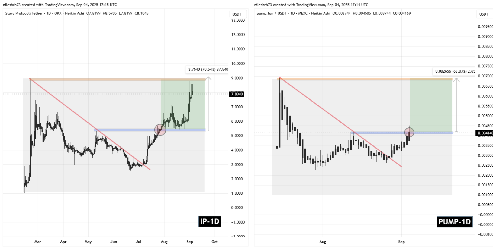 IP and PUMP Fractal Chart