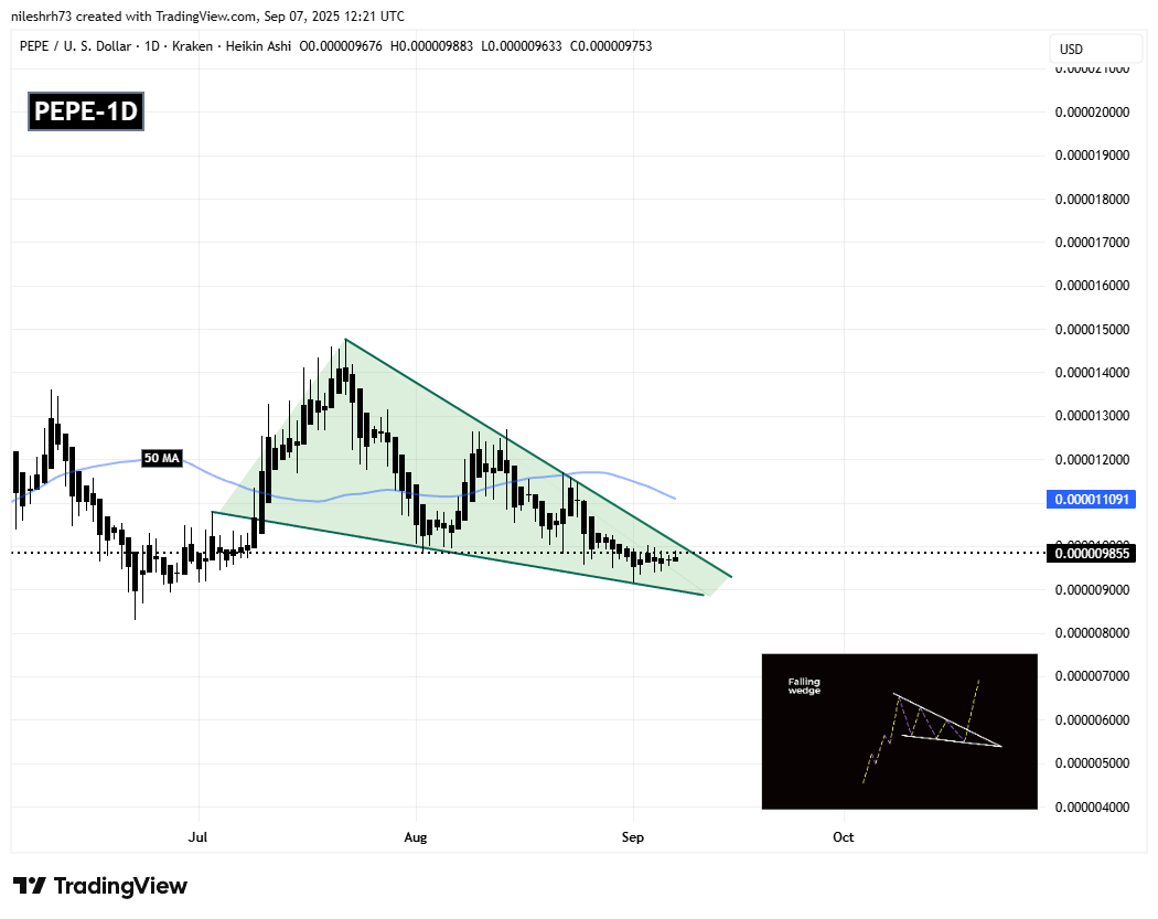 Pepe (PEPE) Daily Chart