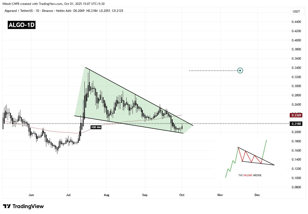 Algorand (ALGO) Daily Chart