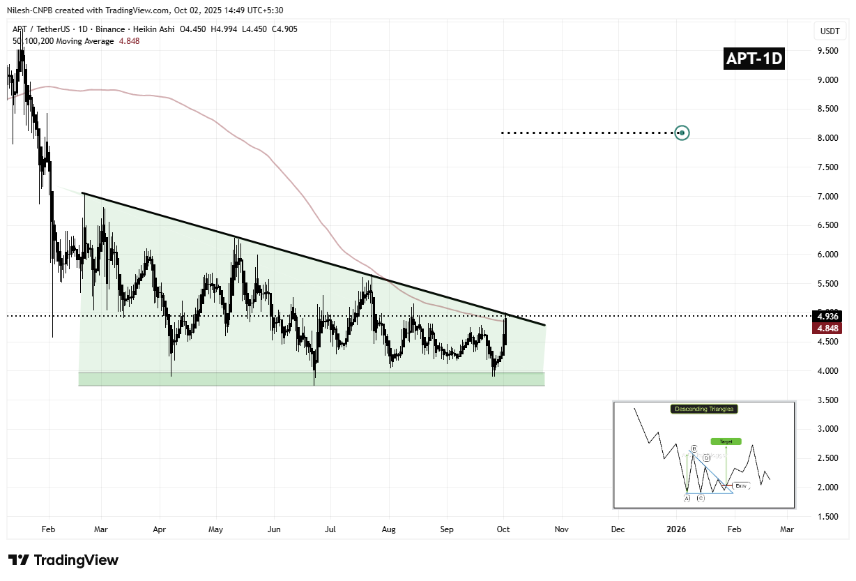 Aptos (APT) Daily Chart