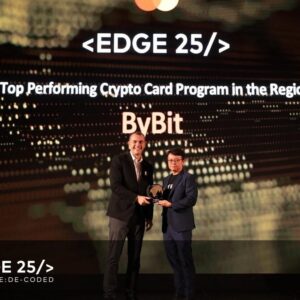 Bybit Card Honored as “the Best Performing Crypto Card” by Mastercard at EDGE 2025