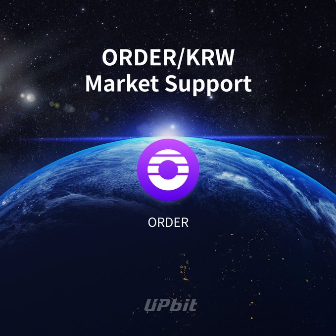 ORDER Token Listing by UPBIT