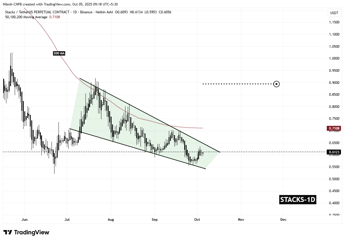 Stacks (STX) Daily Chart