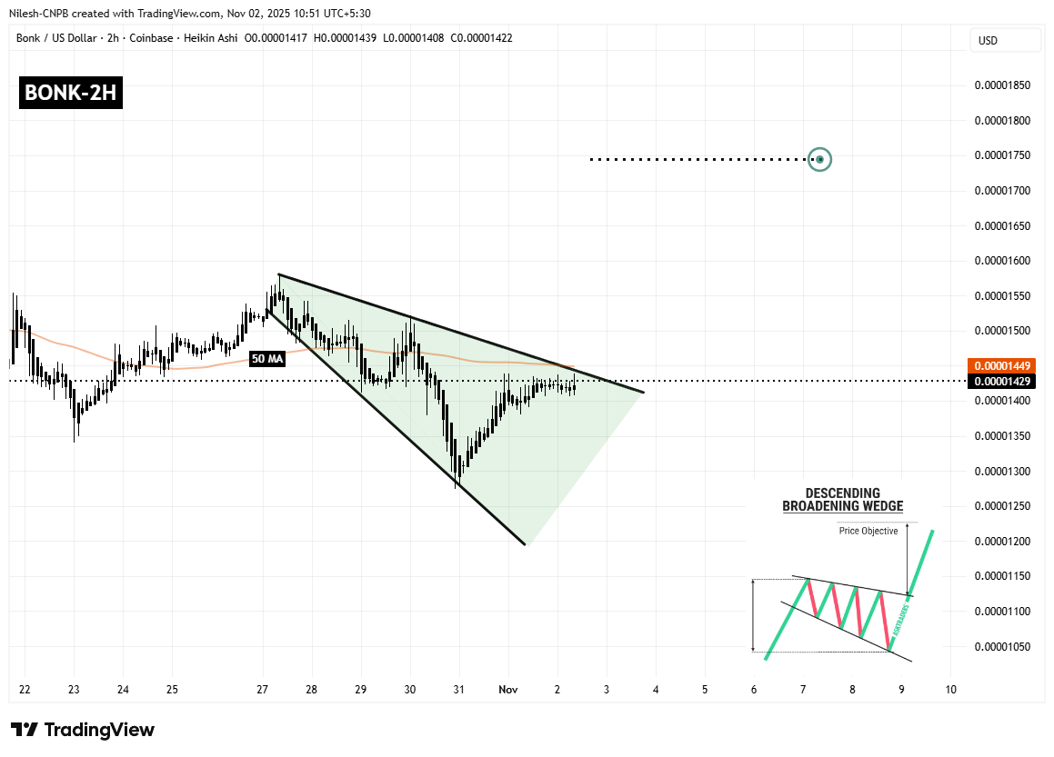Bonk (BONK) 2H Chart