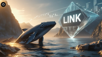Chainlink (LINK) 3D Image with Whale
