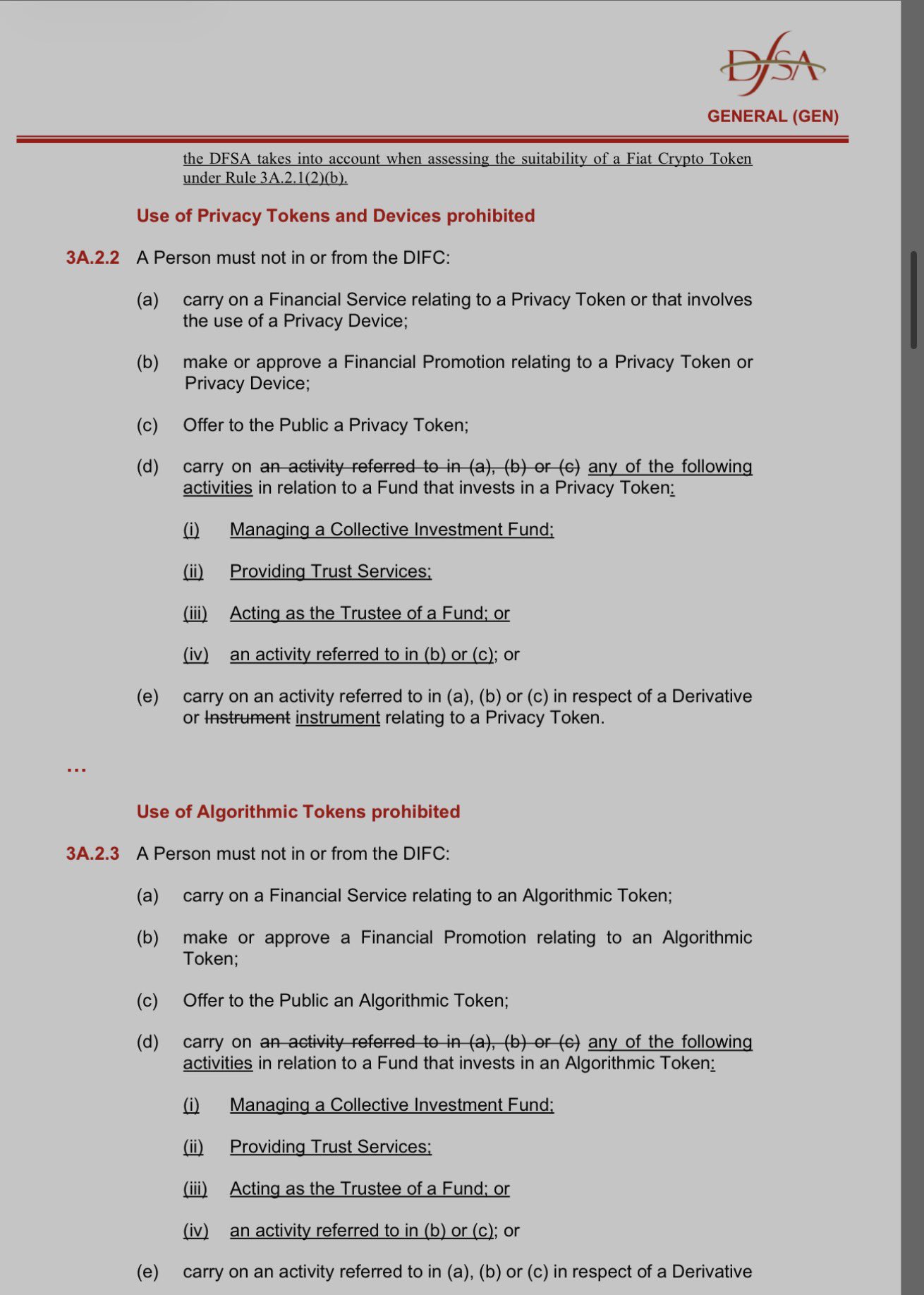 Dubai Bans Privacy Token