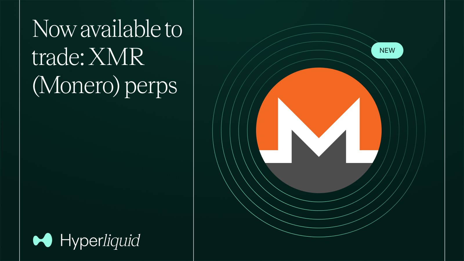 Hyperliquid Lists Monero (XMR)