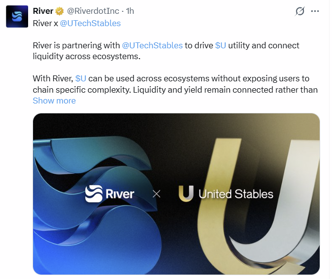 RIVER Partnership with United Stablecoins