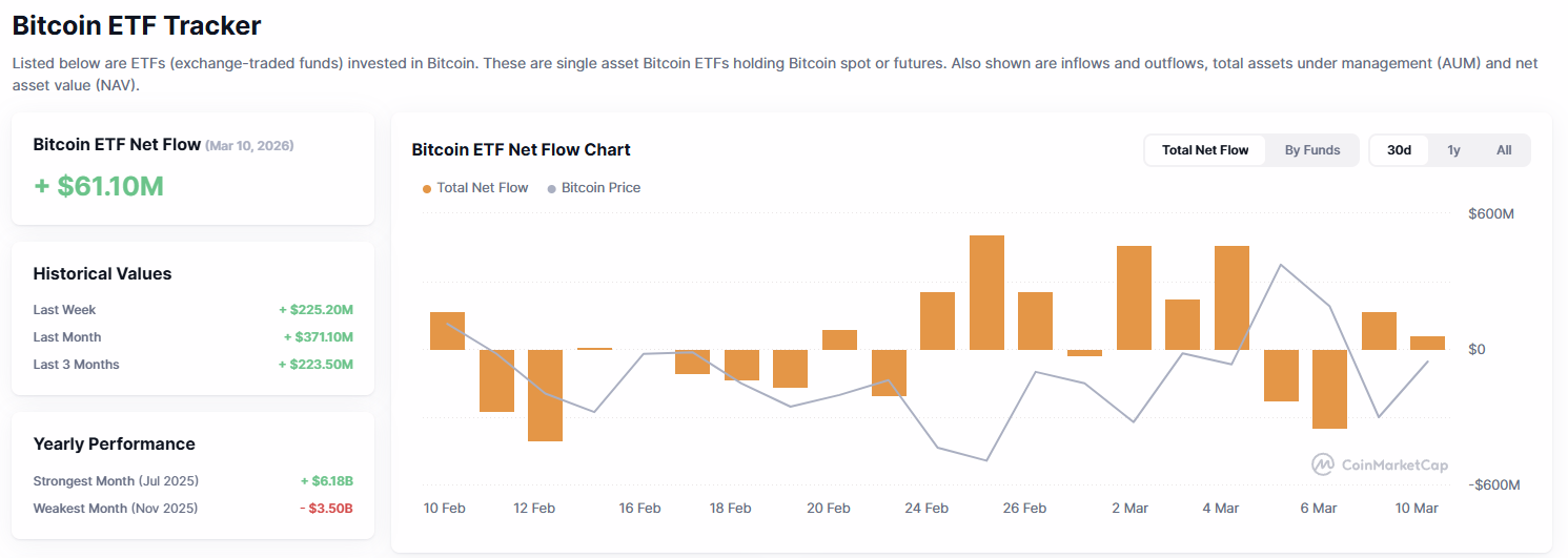 Bitcoin ETF Net Flow