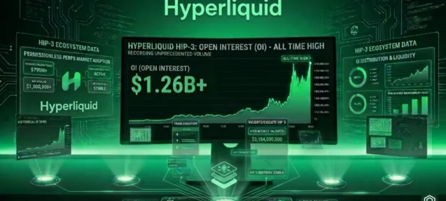 Hyperliquid HIP-3 Hits ATH Open Interest as HYPE Token Surges 5.5% on Commodity Boom