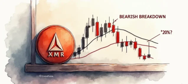 Is Monero (XMR) Set for Further Decline? Bearish Breakdown Signals Potential 20% Drop