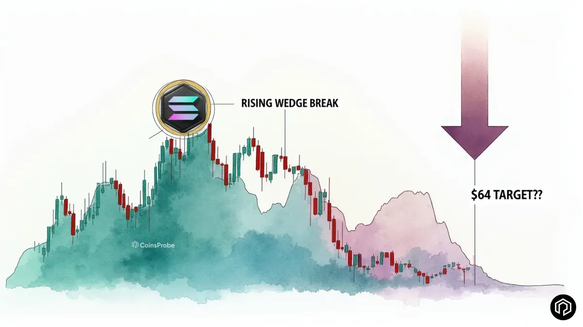 Solana (SOL) Faces Increased Downside Pressure as Rising Wedge Breaks — Will Bears Drag It to $64?