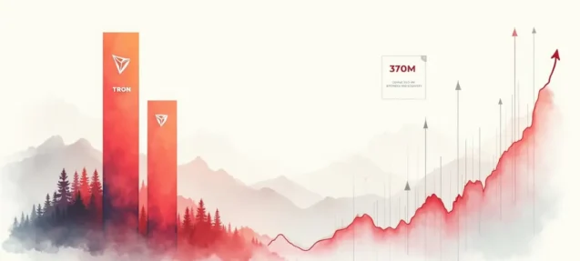 TRON Surpasses 371 Million Accounts – Double Bottom Reversal Signals 20% TRX Upside