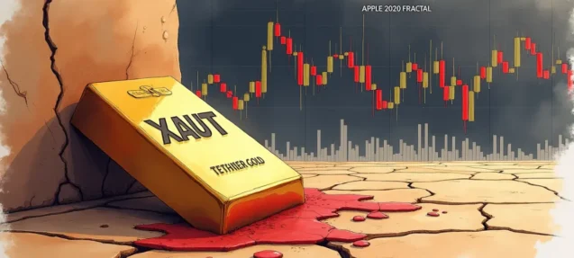 Tether Gold (XAUT) Faces Weekly Decline — Can Apple’s 2020 Fractal Signal an ATH Rebound?