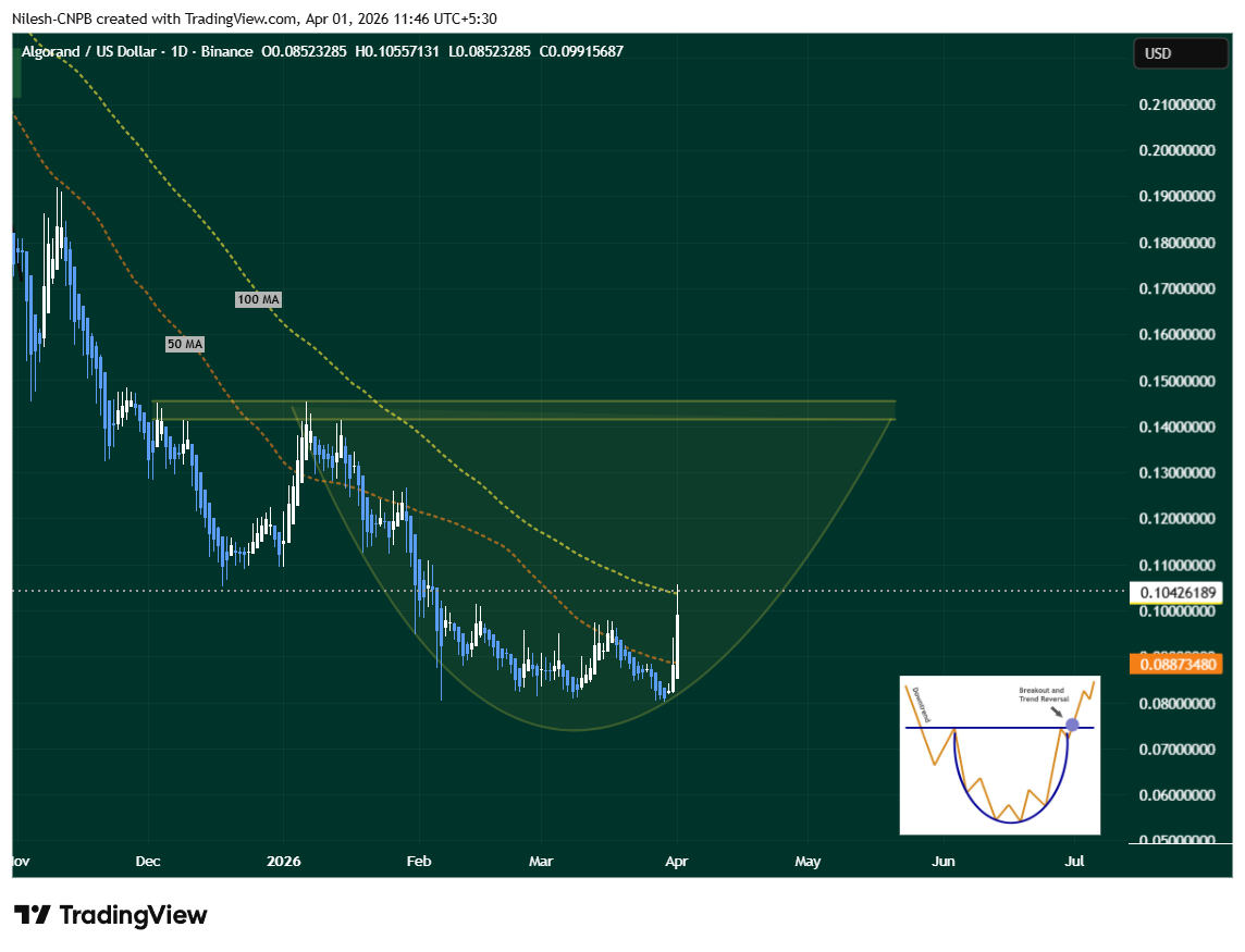 Algorand (ALGO) Daily Chart