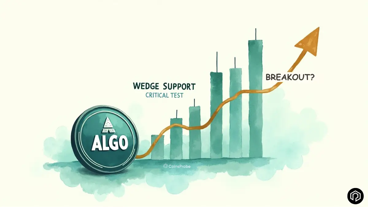 Algorand (ALGO) Drops to Test Critical Wedge Support — Rebound and Breakout Ahead?