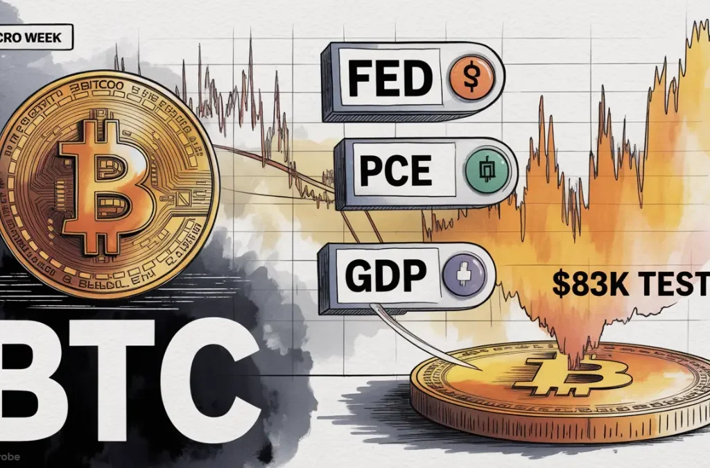 Bitcoin Braces for Key Macro Week — Fed Decision, PCE and GDP — Will BTC Test $83K?