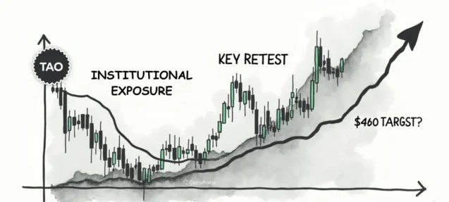 Bittensor (TAO) Advances Institutional Exposure – Can This Retest Spark a Rally to $460?