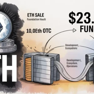 Ethereum Foundation Sells 10,000 ETH OTC – Here is Why