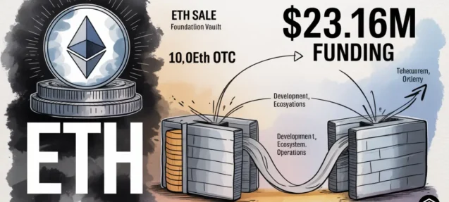 Ethereum Foundation Sells 10,000 ETH OTC – Here is Why