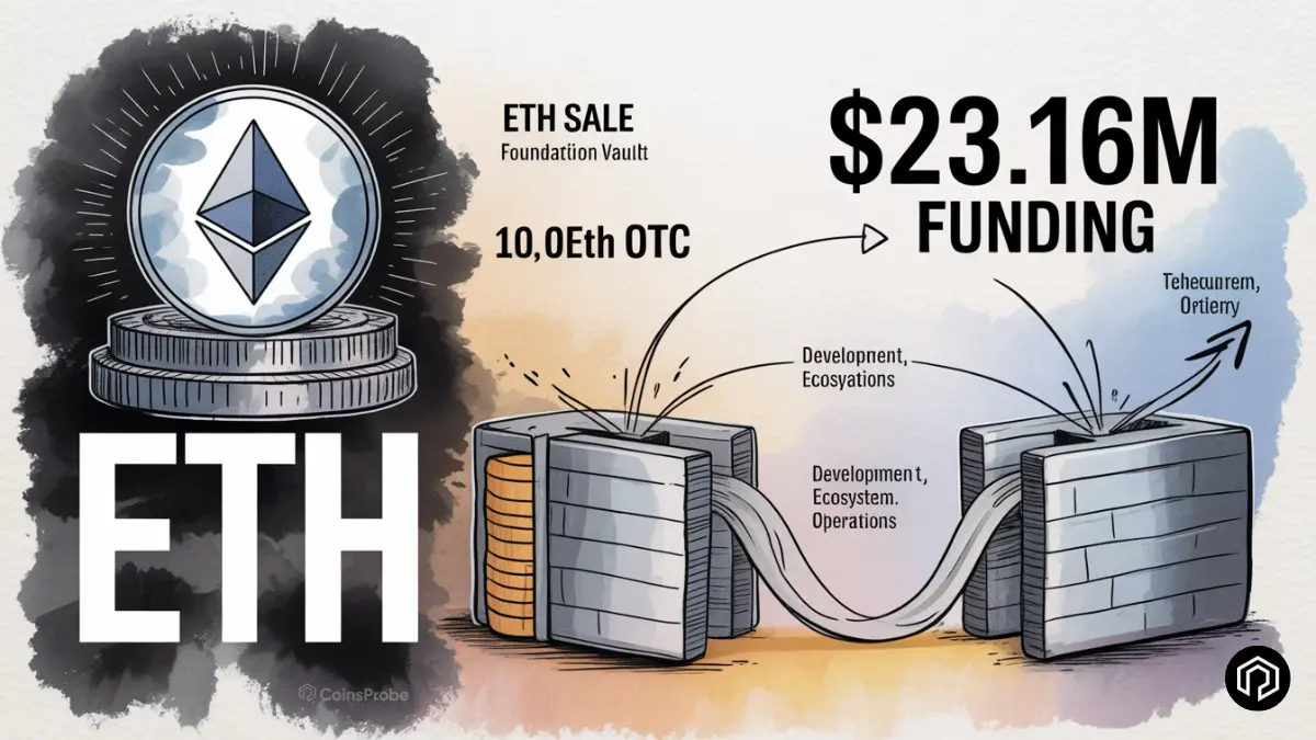 Ethereum Foundation Sells 10,000 ETH OTC – Here is Why