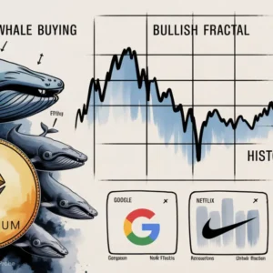 Ethereum Whales Load Up as ETH Shows Bullish Fractal Similar to Google, Netflix, and Nike