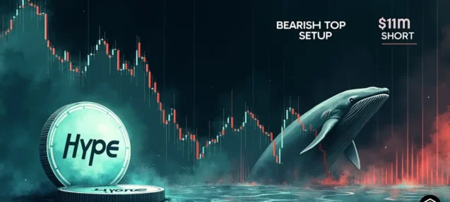 Is Hyperliquid HYPE Heading Lower? Bearish Reversal Pattern + $11M Whale Short