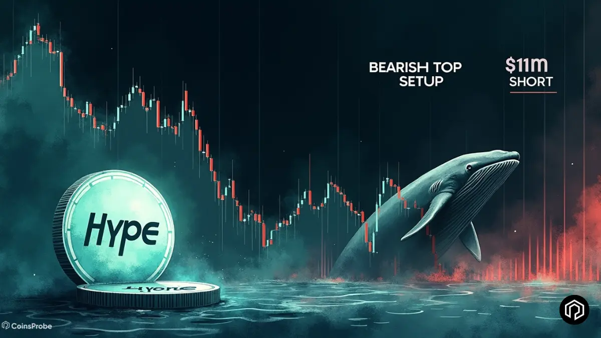 Is Hyperliquid HYPE Heading Lower? Bearish Reversal Pattern + $11M Whale Short