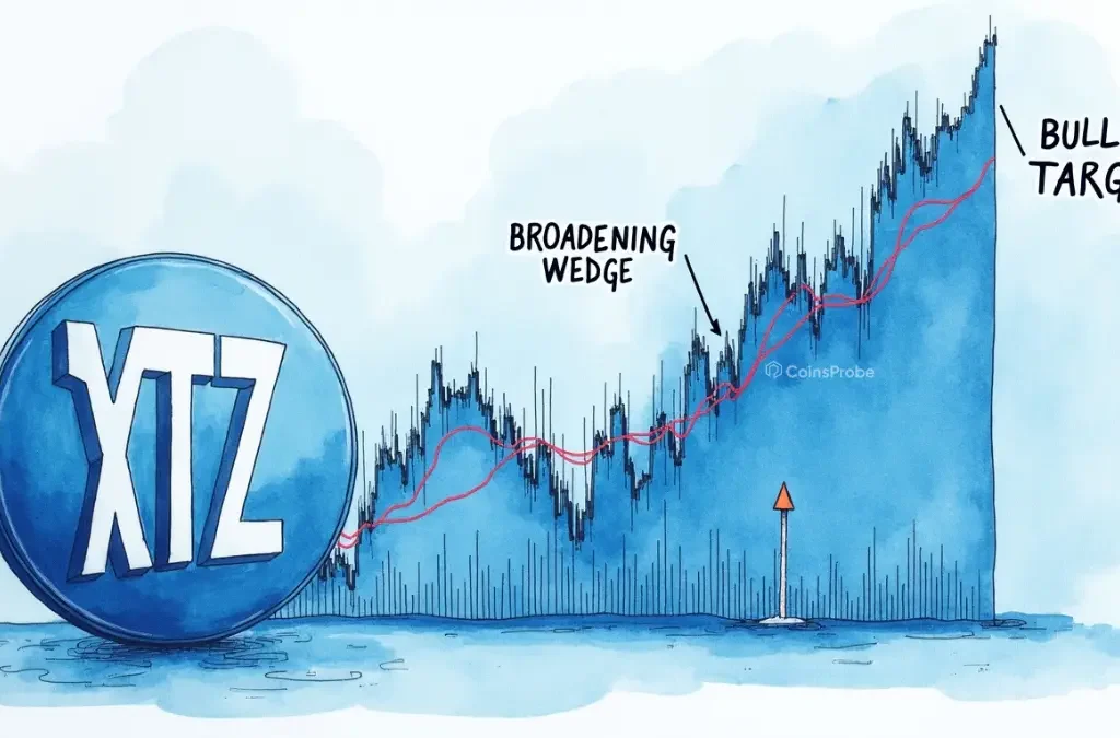 Is Tezos (XTZ) Bottoming Out? Broadening Wedge on Weekly Chart Points to Bullish Target