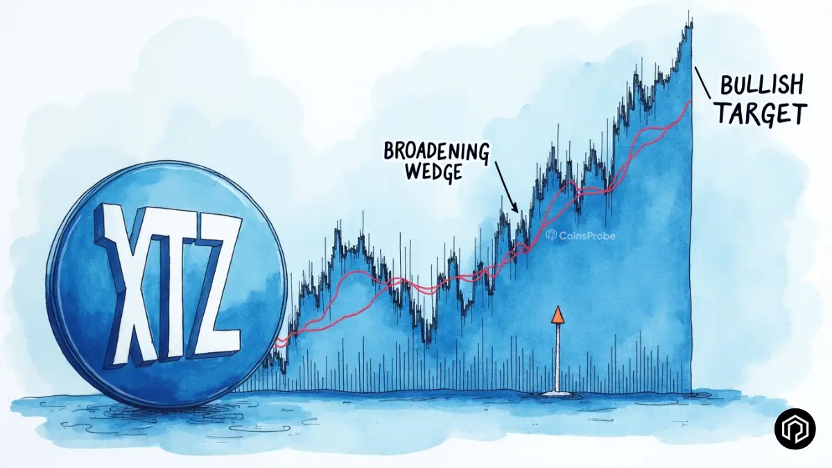 Is Tezos (XTZ) Bottoming Out? Broadening Wedge on Weekly Chart Points to Bullish Target