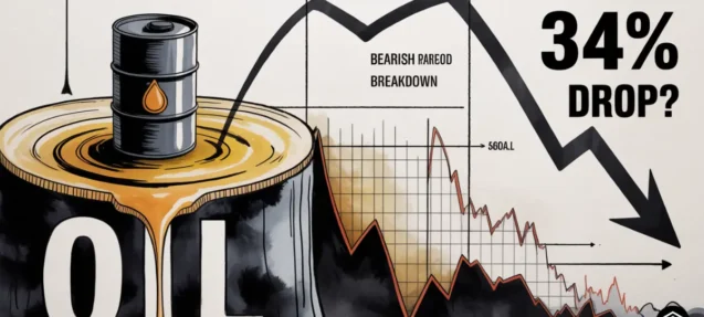 OIL Price Prediction 2026: Bearish Head & Shoulders Signals Potential 34% Drop