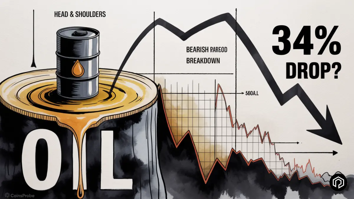 OIL Price Prediction 2026: Bearish Head & Shoulders Signals Potential 34% Drop