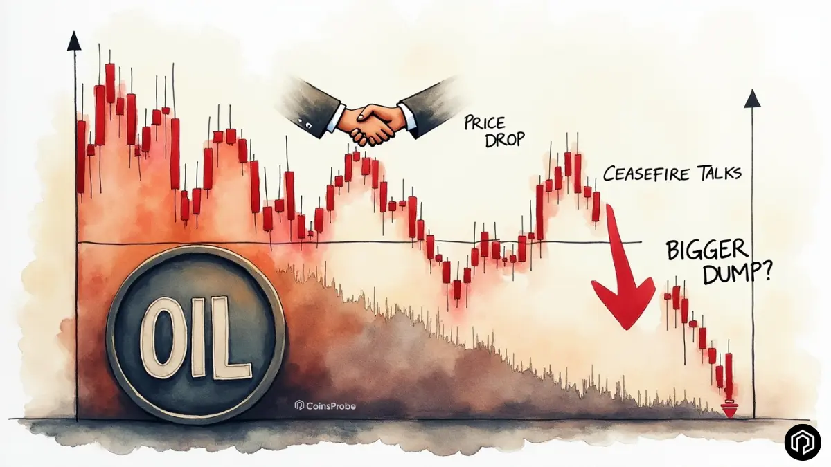 Oil Price Drops as Ceasefire Talks Emerge — Is a Bigger Dump Ahead?